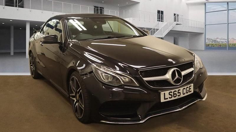 Used Mercedes E400 AMG line 333 HP (244 kW) 2015 Black Cabriolet