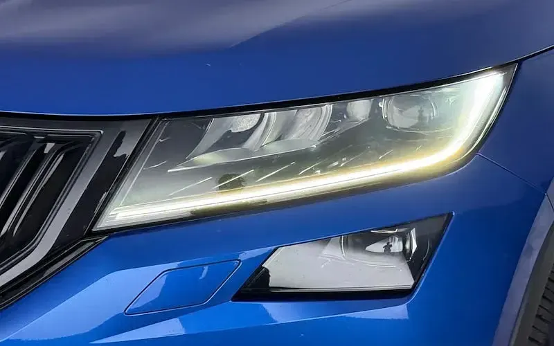 Used Skoda Kodiaq vRS 239 HP (175 kW) 2019 Blue SUV
