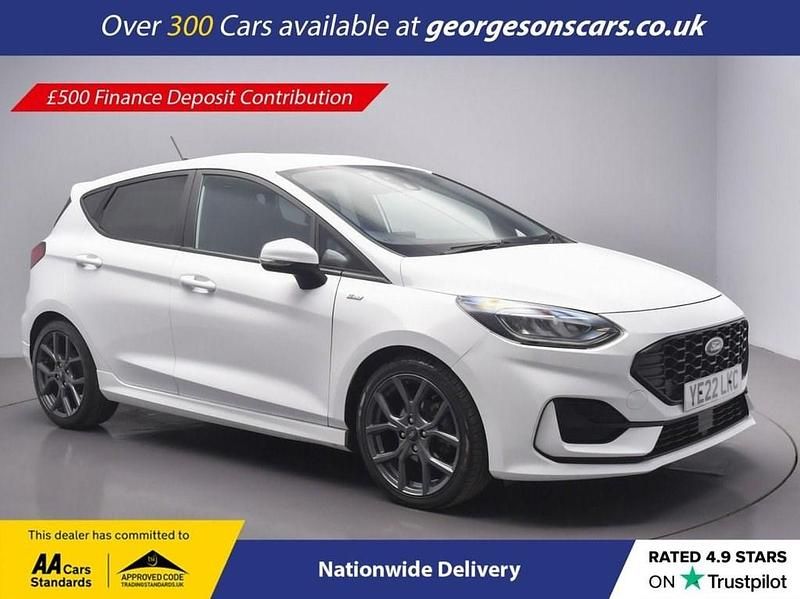 White Used 2022 Ford Fiesta ST-Line Hatchback | £10,450 (Good price) - Image 1/4