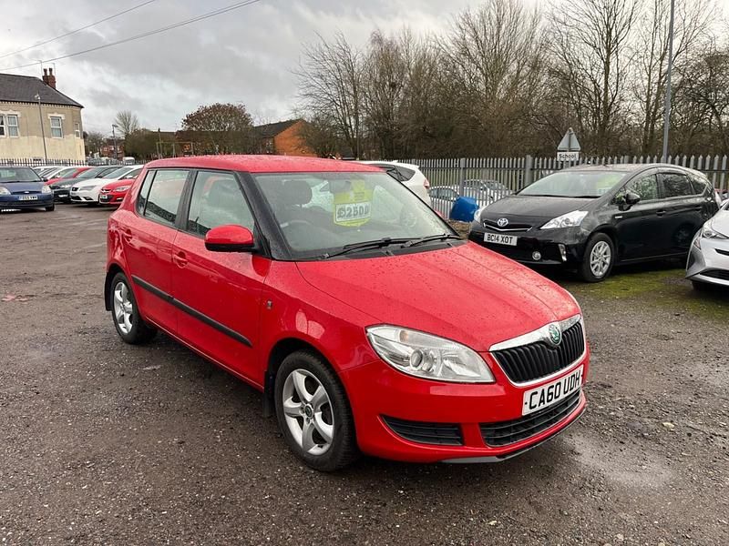 Used Skoda Fabia SE 105 HP (77 kW) 2010 Red Hatchback
