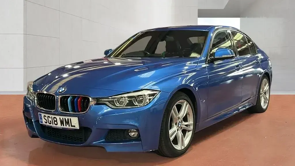 Used BMW 330e M Sport 2018 Blue Sedan
