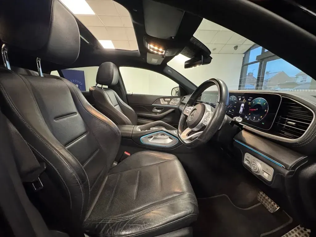 Begagnad Mercedes GLE400 AMG line 2020 Svart Sportkupé