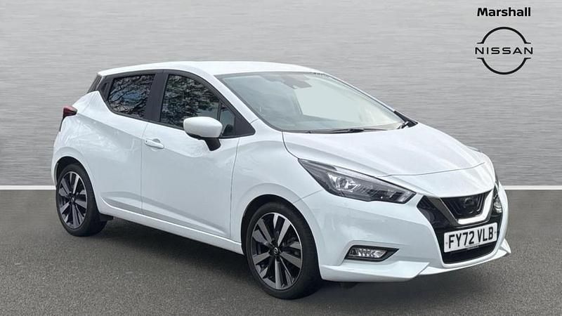 Used Nissan Micra Tekna 92 HP (67 kW) 2022 White Hatchback