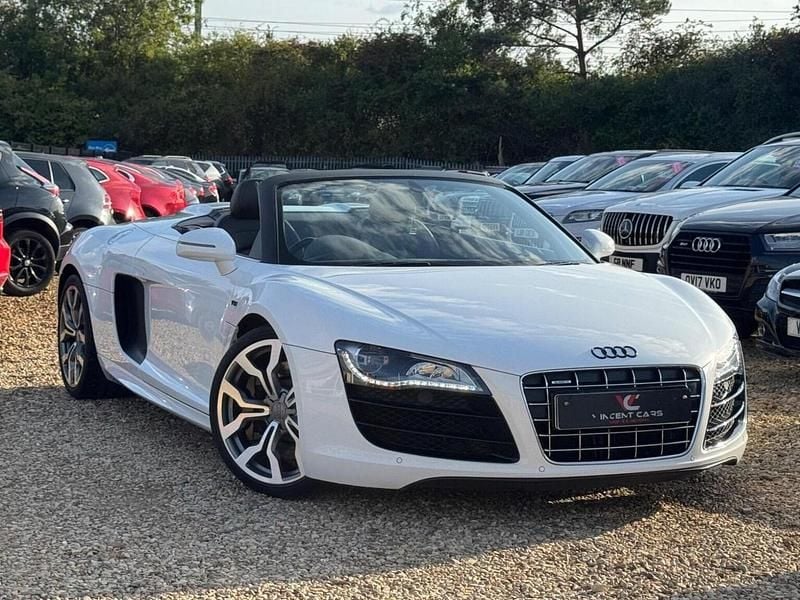 White Used 2012 Audi R8 Spyder Advanced Cabriolet | £49,979 - Image 1/4