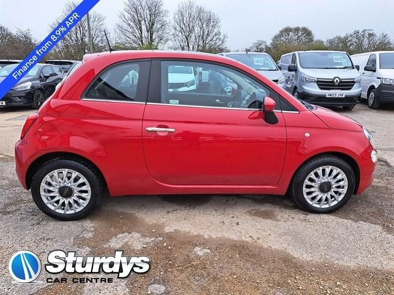 Used Fiat 500 Lounge 69 HP (50 kW) 2018 Red Hatchback