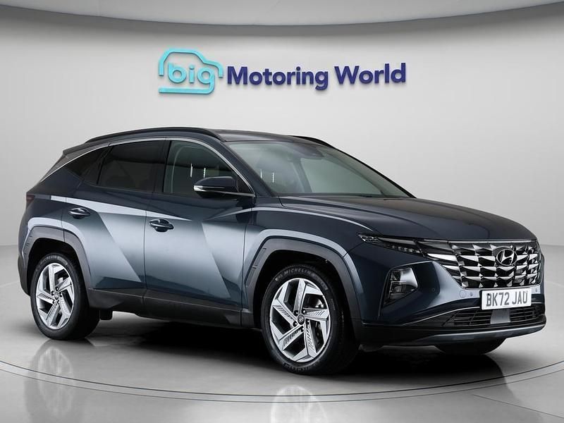 Blue Used 2022 Hyundai Tucson Premium SUV | £21,700 (Fair price) - Image 1/4