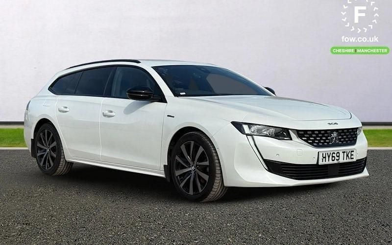 White Used 2019 Peugeot 508 GT-line Estate | £15,299 (Fair price) - Image 1/4