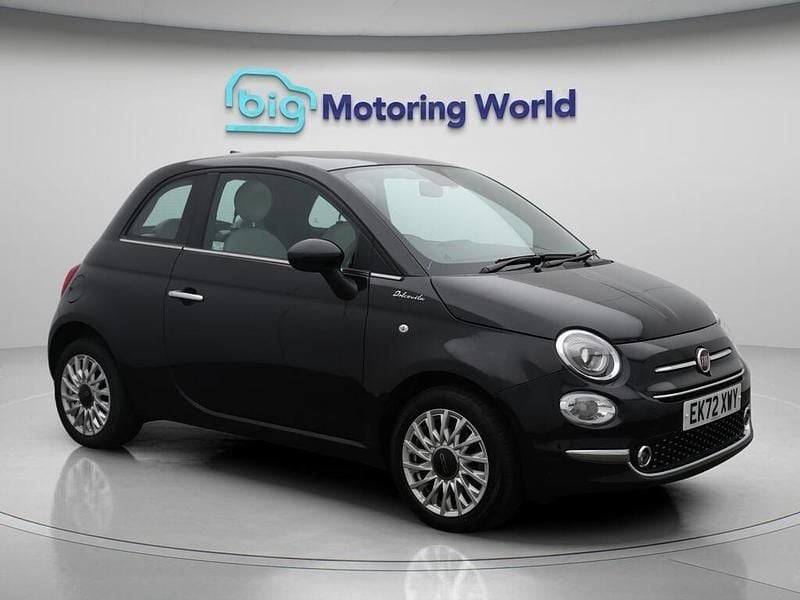 Black Used 2022 Fiat 500 Dolcevita Hatchback | £9,200 (Fair price) - Image 1/4