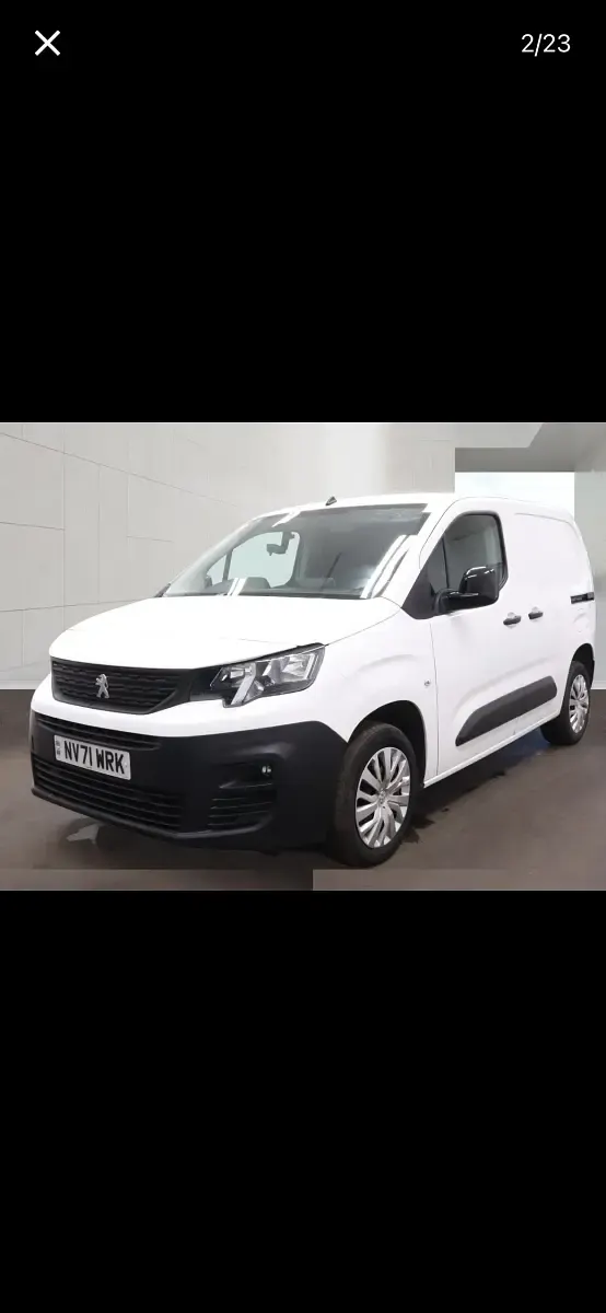 Used Peugeot Partner 131 HP (96 kW) 2022 White MPV