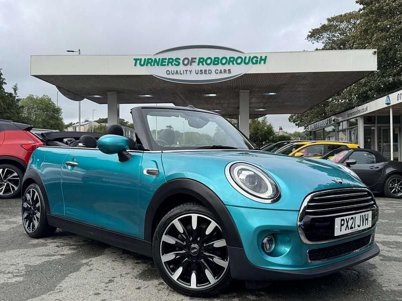 Turquoise Used 2021 Mini Cooper Cabriolet Exclusive Cabriolet | £19,500 (Fair price) - Image 1/3