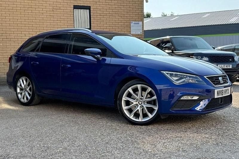 Blue Used 2018 Seat Leon ST FR Estate | £12,999 (Fair price) - Image 1/1