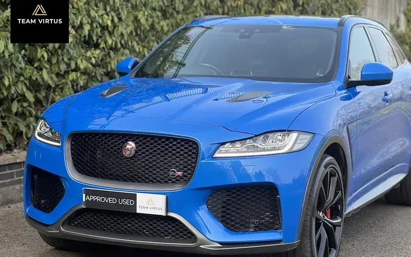Used Jaguar F-Pace Supercharged 551 HP (405 kW) 2019 Blue SUV