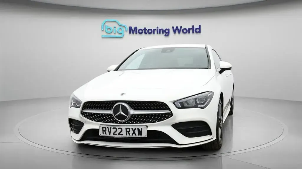 Used Mercedes CLA250e Shooting Brake AMG line 2022 White Estate