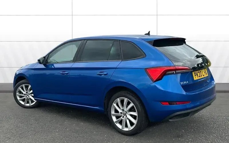 Used Skoda Scala SE L 116 HP (85 kW) 2020 Blue Hatchback