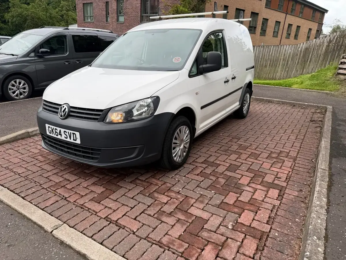 Used VW Caddy Startline 102 HP (75 kW) 2014 White MPV