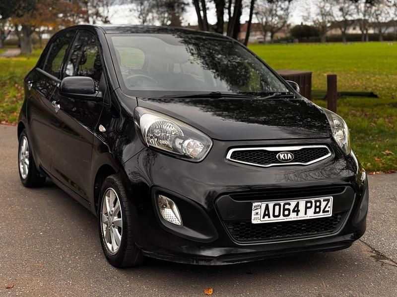 Black Used 2014 Kia Picanto Hatchback | £2,495 (Fair price) - Image 1/4