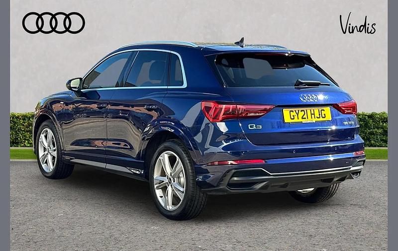 Used Audi Q3 S-Line 150 HP (110 kW) 2021 Blue SUV