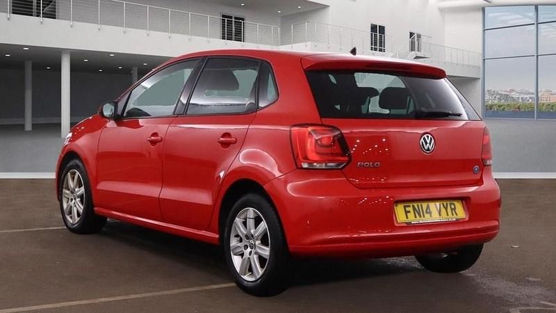 Used VW Polo Edition 60 HP (44 kW) 2014 Red Hatchback