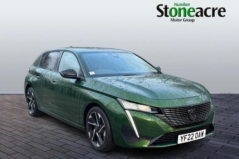 Green Used 2022 Peugeot 308 Allure Premium Hatchback | £14,244 (Fair price) - Image 1/1