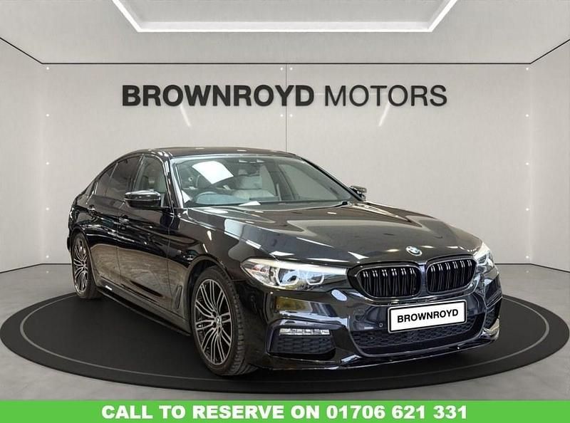 Black Used 2017 BMW 530 M Sport Sedan | £18,990 (Fair price) - Image 1/4