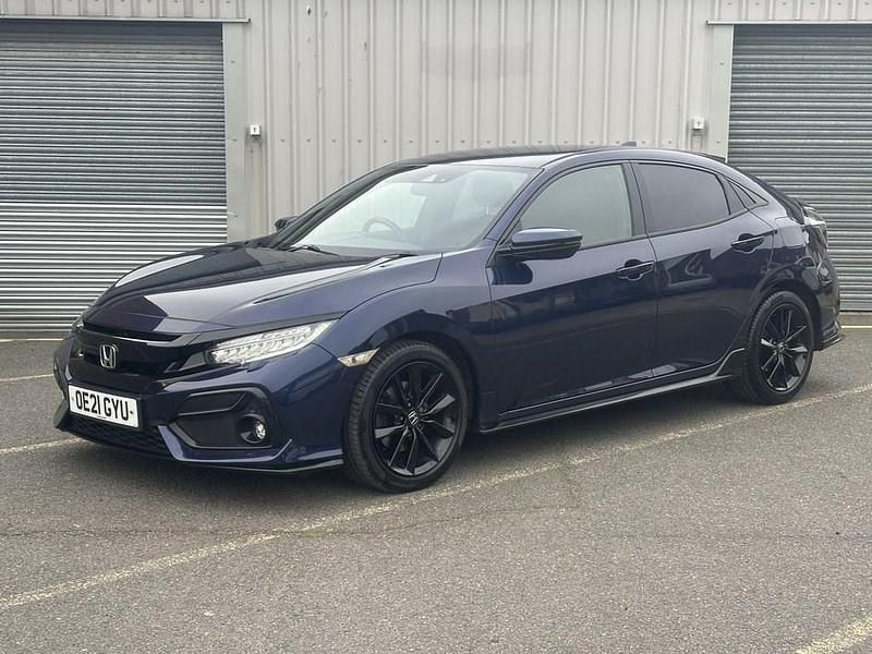 Used Honda Civic Sport 182 HP (133 kW) 2021 Blue Hatchback