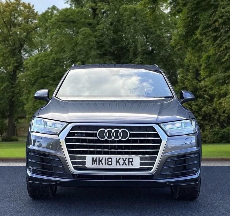 Used Audi Q7 S-Line 218 HP (160 kW) 2018 Grey SUV