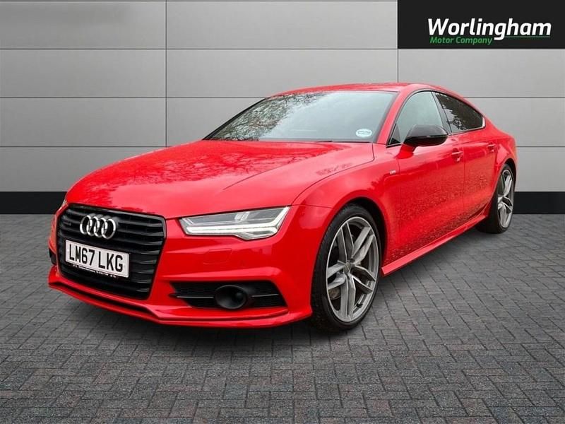 Used Audi A7 Black Edition 2017 Red Hatchback