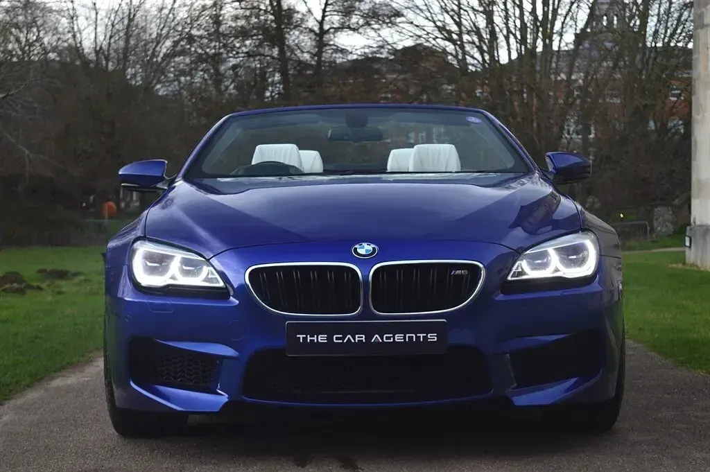 Used BMW M6 Cabriolet Luxury Line 560 HP (411 kW) 2017 Blue Cabriolet