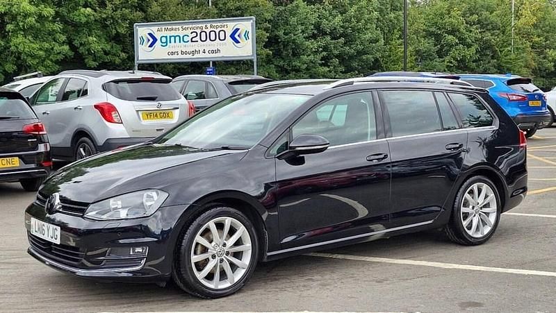 Black Used 2016 VW Golf VII GT Estate | £6,995 (Fair price) - Image 1/4