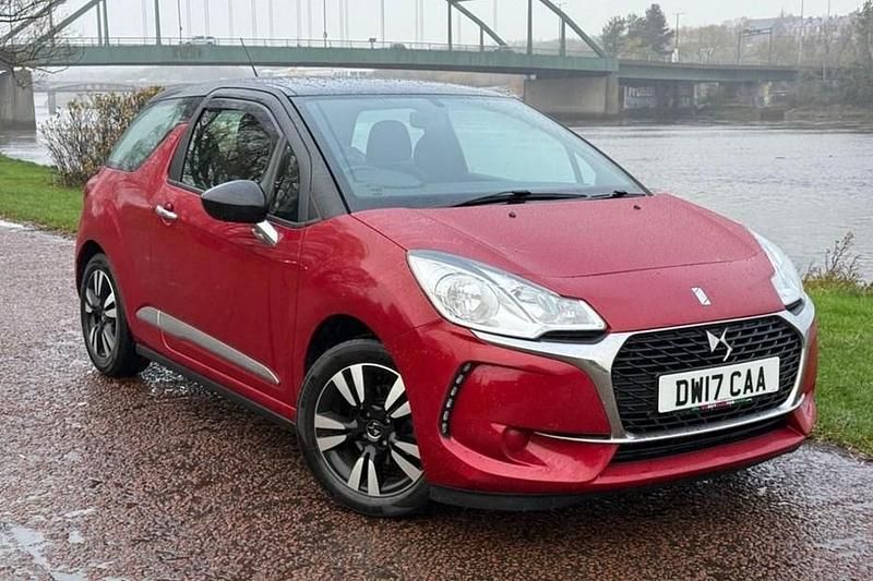 Red Used 2017 DS Automobiles DS3 Chic Hatchback | £4,999 (Good price) - Image 1/1