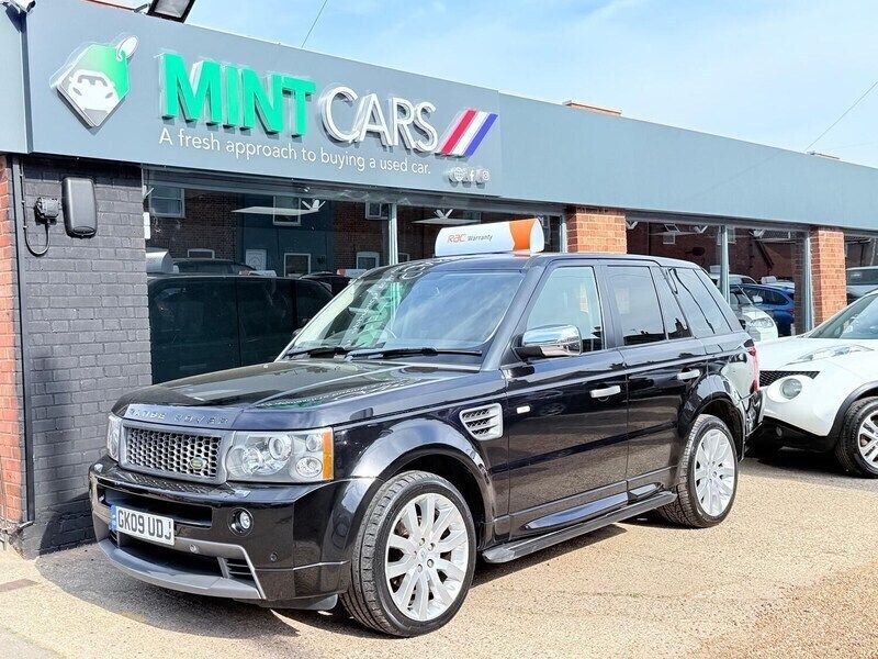 Black Used 2009 Land Rover Range Rover Sport SE SUV | £6,495 (Expensive) - Image 1/4