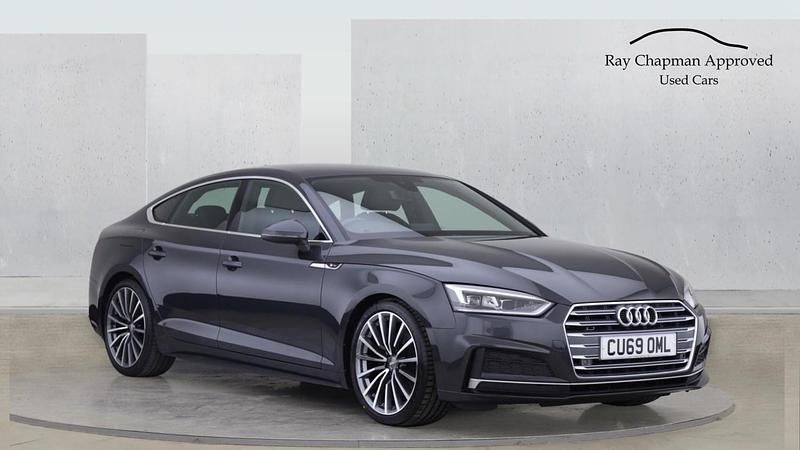 Grey Used 2019 Audi A5 Sportback S-Line Hatchback | £17,190 (Good price) - Image 1/4