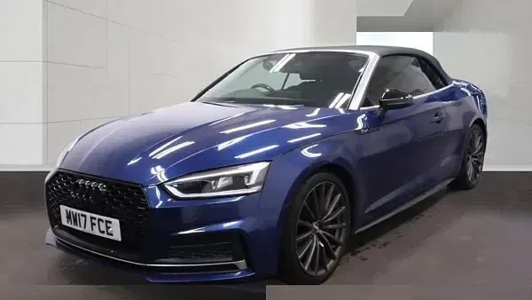 Used Audi A5 Cabriolet S-Line 2017 Blue Cabriolet