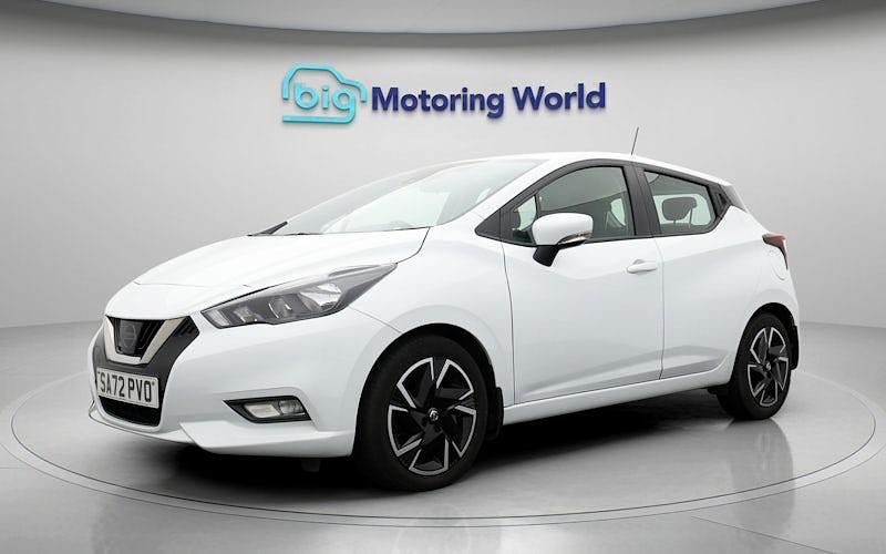 Used Nissan Micra Acenta 92 HP (67 kW) 2022 White Hatchback