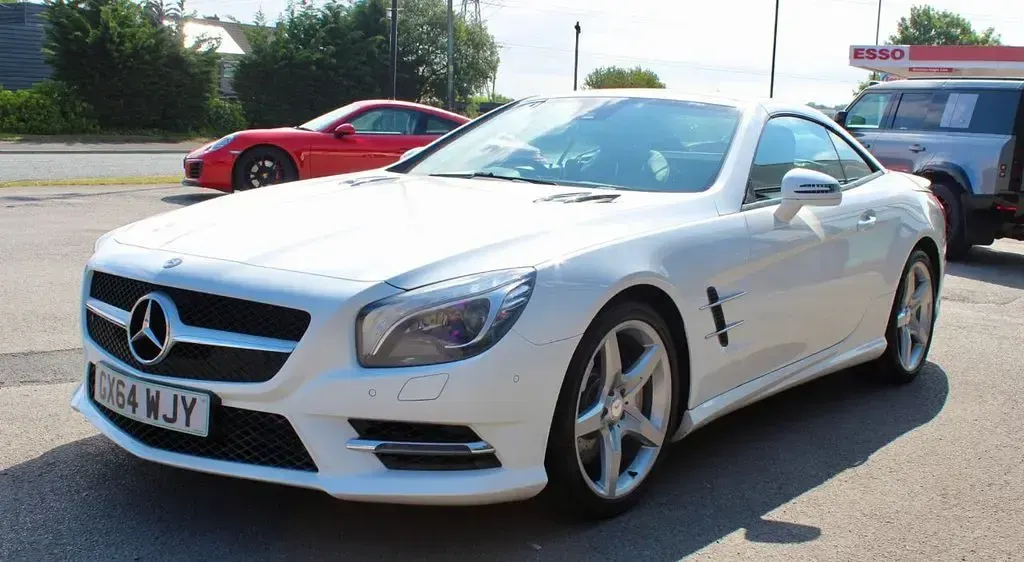 Used Mercedes SL350 AMG 306 HP (225 kW) 2014 White Cabriolet