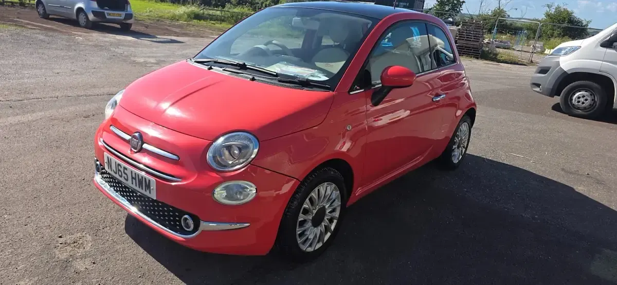 Used Fiat 500 Lounge 69 HP (50 kW) 2015 Pink Hatchback