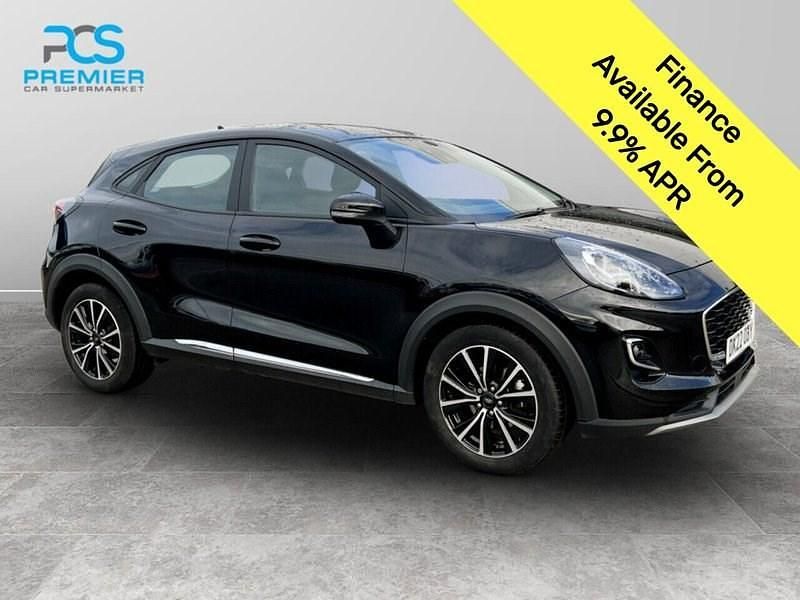 Black Used 2022 Ford Puma Titanium Hatchback | £11,995 (Good price) - Image 1/3