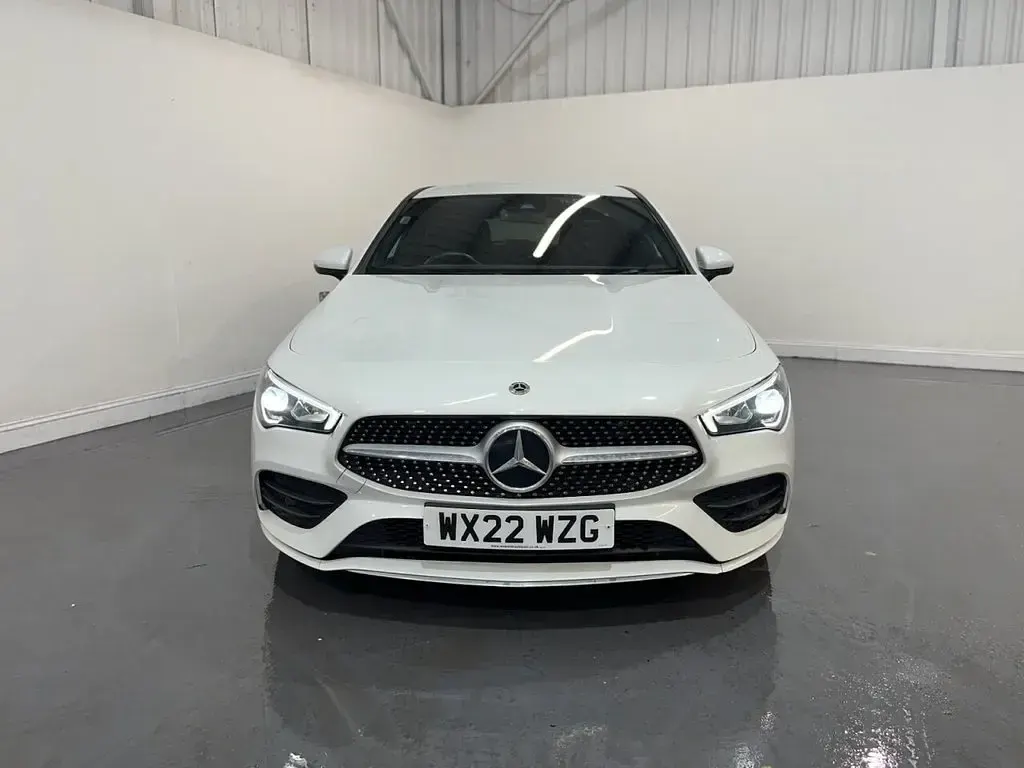 Used Mercedes CLA200 Shooting Brake AMG line 2022 White Estate