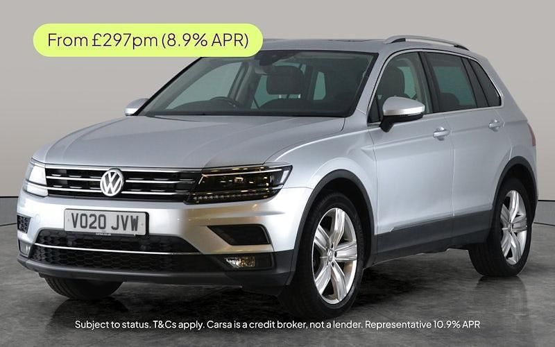 Silver Used 2020 VW Tiguan SEL SUV | £17,870 (Good price) - Image 1/3