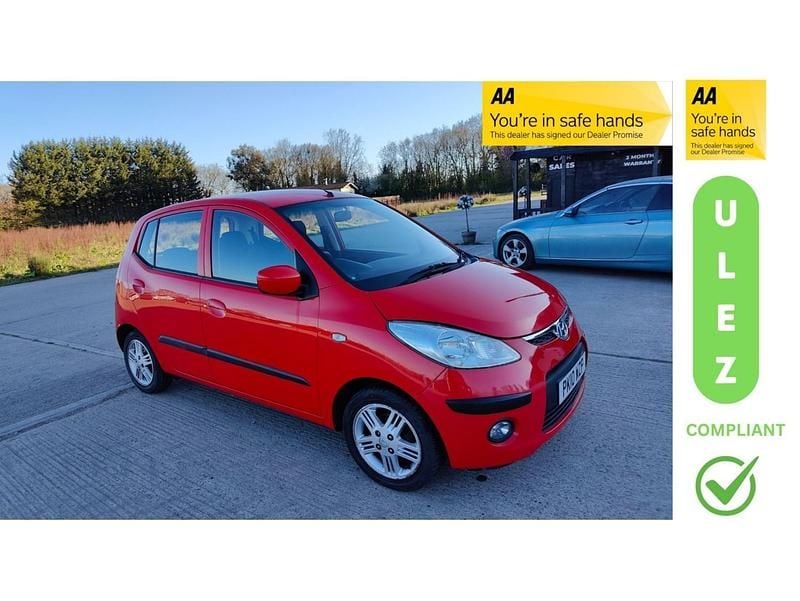Red Used 2010 Hyundai i10 Comfort Hatchback | £2,199 (Good price) - Image 1/4