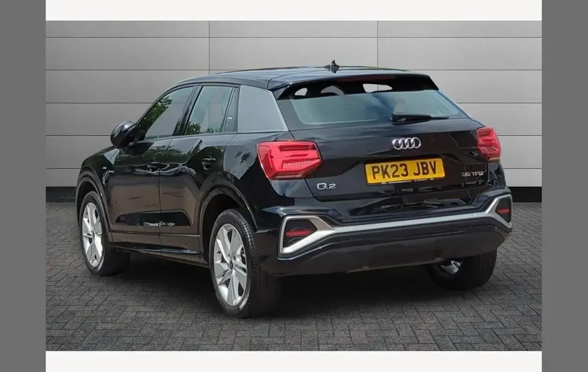 Used Audi Q2 S-Line 150 HP (110 kW) 2023 Mythos black SUV
