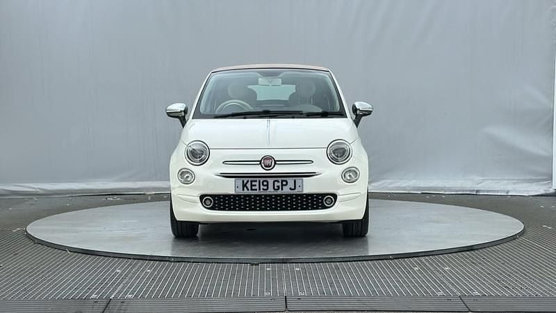 Used Fiat 500C Lounge 69 HP (50 kW) 2019 White Cabriolet