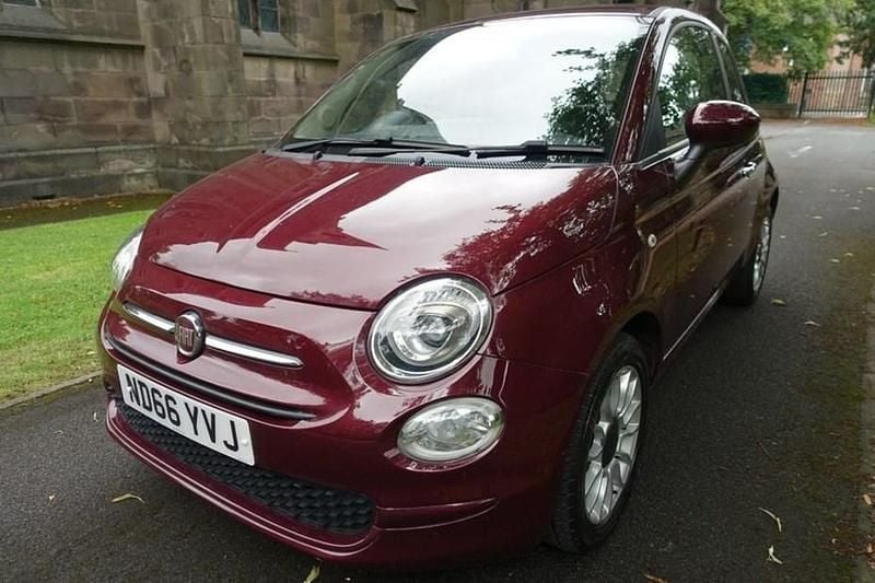 Red Used 2017 Fiat 500 Pop Star Hatchback | £6,495 (Fair price) - Image 1/1