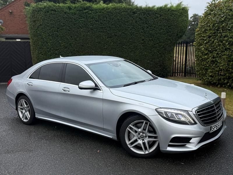 Silver Used 2015 Mercedes S350L AMG line Sedan | £11,995 (Fair price) - Image 1/4