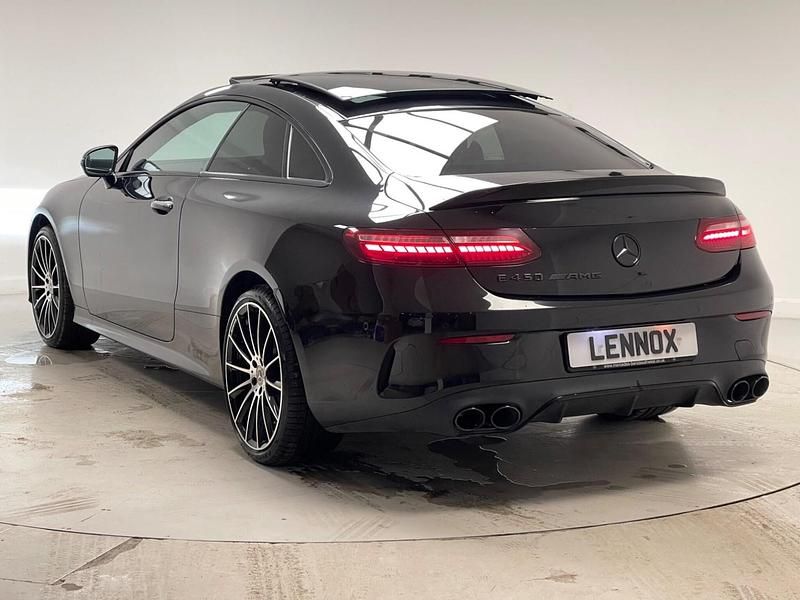 Used Mercedes E450 AMG line 2021 Black Coupe