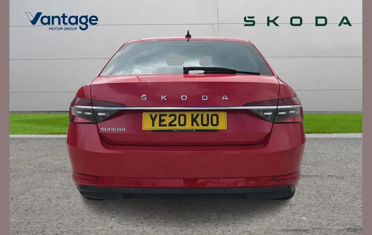 Used Skoda Superb SE L 147 HP (108 kW) 2020 Velvet red metallic Hatchback