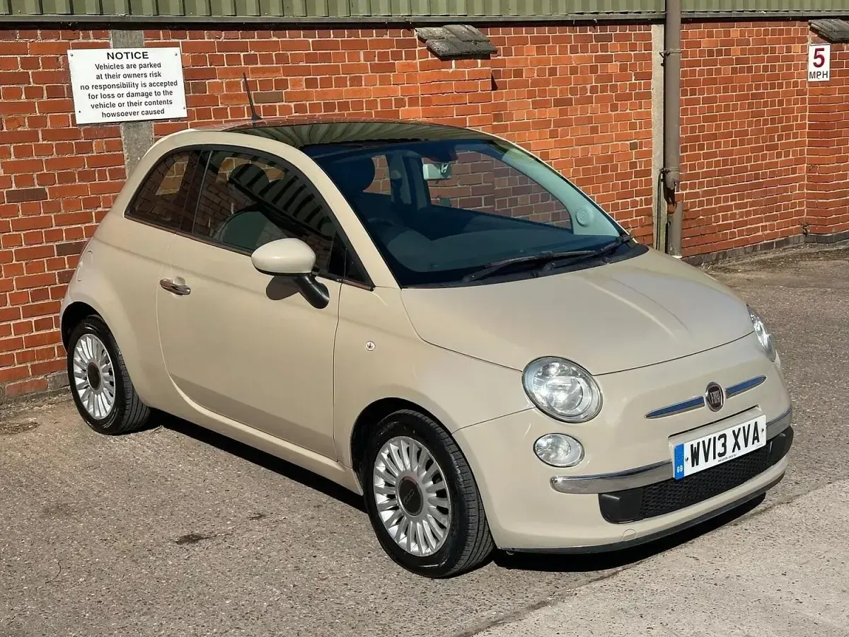Used Fiat 500 Lounge 2013 Beige Hatchback