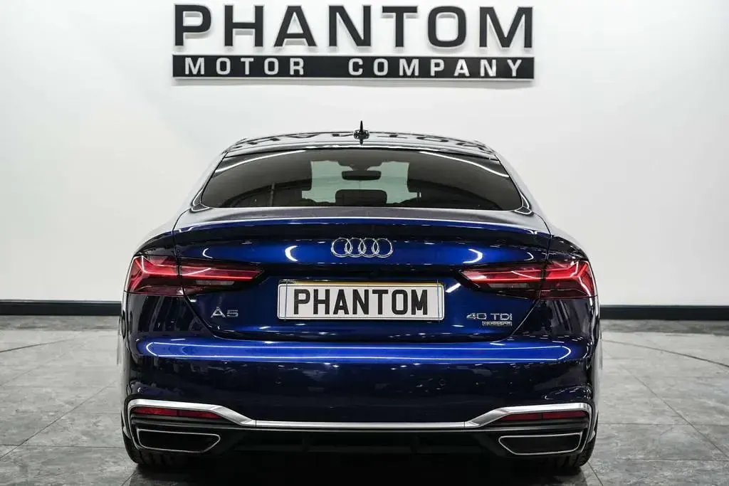 Used Audi A5 Sportback S-Line 204 HP (150 kW) 2022 Blue Hatchback