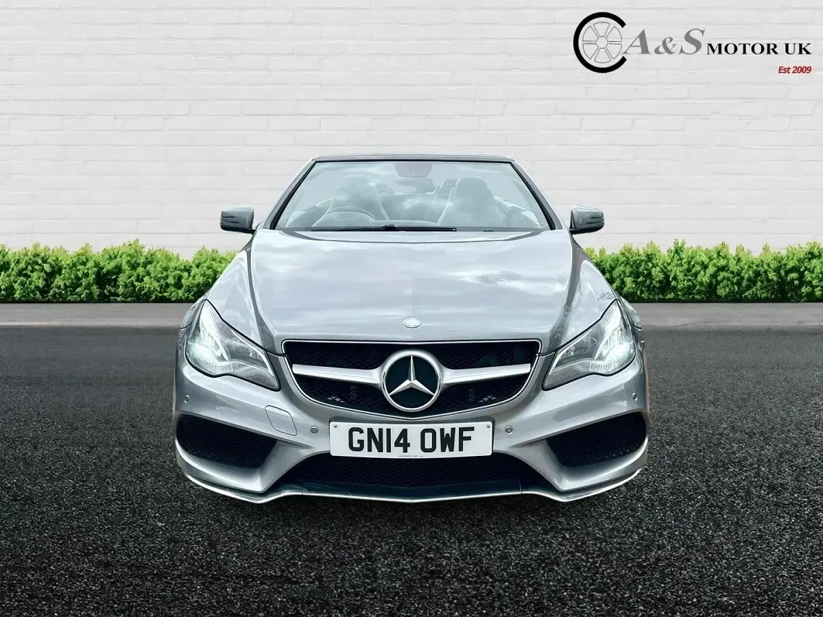 Used Mercedes E220 AMG 168 HP (123 kW) 2014 Silver Cabriolet