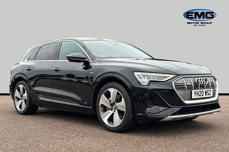 Begagnad Audi e-tron S-Line 230 kW (313 HK) 2020 Svart SUV